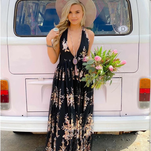 Southern fried chics “enchanted nights“ sequin dress SIZE M (nwt) - Picture 2 of 8